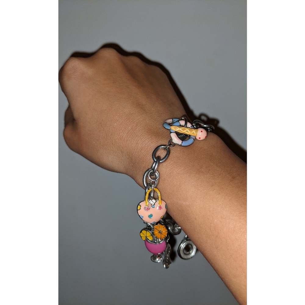 Cookie Lee Summer Charm Bracelet